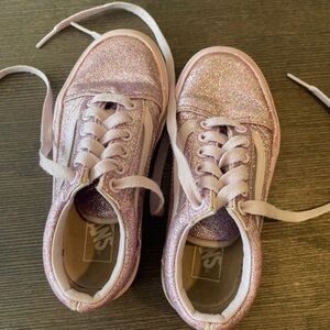 Vans Sparkly Pink Kids Sneakers